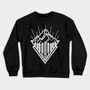 nature mountains Crewneck Sweatshirt